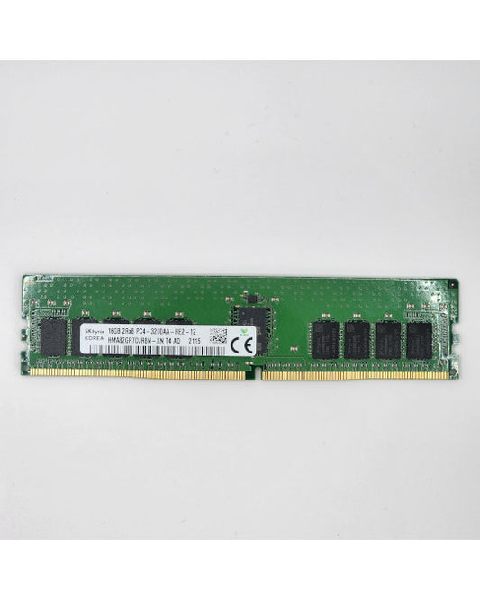 Vista frontal del módulo de memoria DDR4 SK Hynix de 16 GB (dual-rank x8, 3200 MT/s).